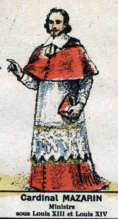 Cardinal Jules Mazarin, French Statesman of Italian Origin by French School