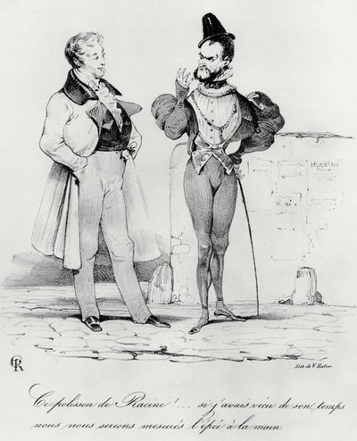 Caricature of the Romantic Dramas at the time of Hernani by Victor Hugo (1829) by French School
