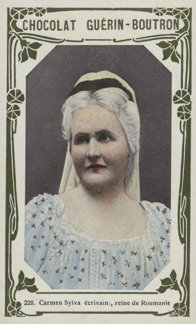Carmen Sylva, Writer and Queen of Romania by French School