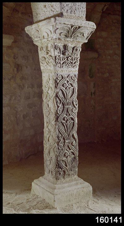 Carolingian Pillar, c.758 by French School
