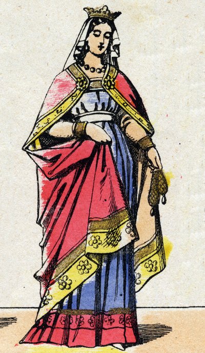 Carolingian Dynasty: Portrait of Adelaide d