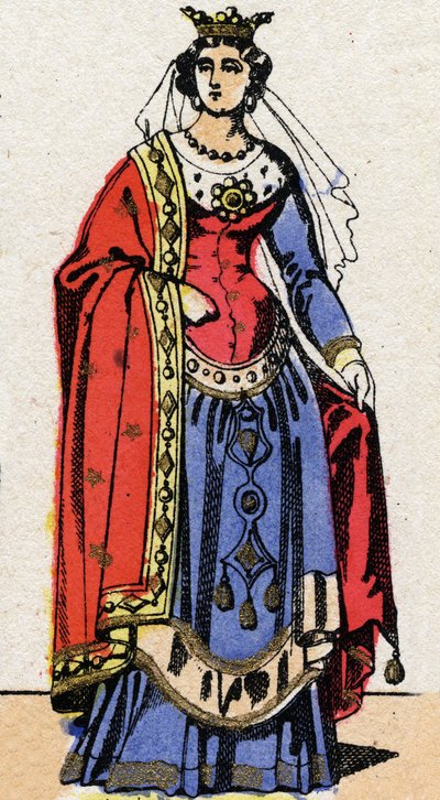 Carolingian dynasty: Portrait of Ermentrude d