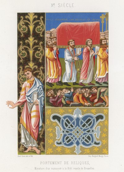 Carrying of Relics by French School