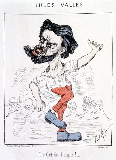 Cartoon by Jules Vallès - in 