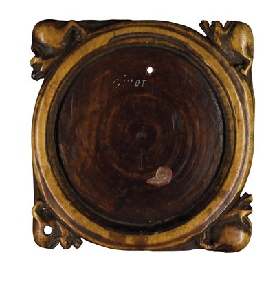 Carved mirror case cover, Paris by French School