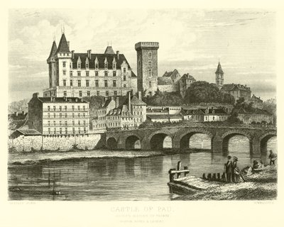 Castle of Pau by French School