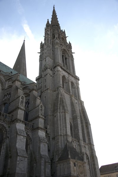 Cathedral of Chartres, North Facade with the Clock Pavilion by French School