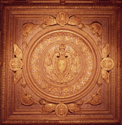 Ceiling from the bedroom of Henri II by French School