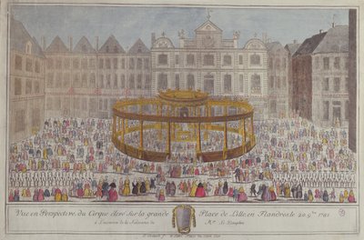 Celebrations at Lille in honour of the birth of the Dauphin, 1781 by French School