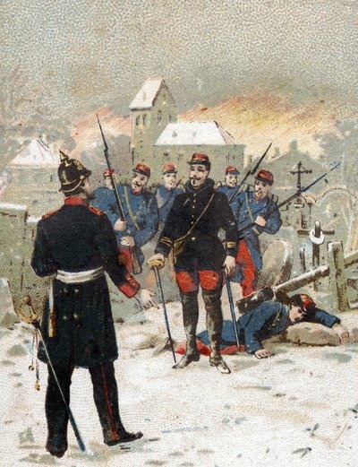 Cemetery of Loigny on December 2 by French School