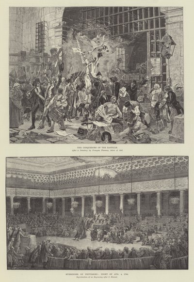 Centenary of the French Revolution (engraving) by French School