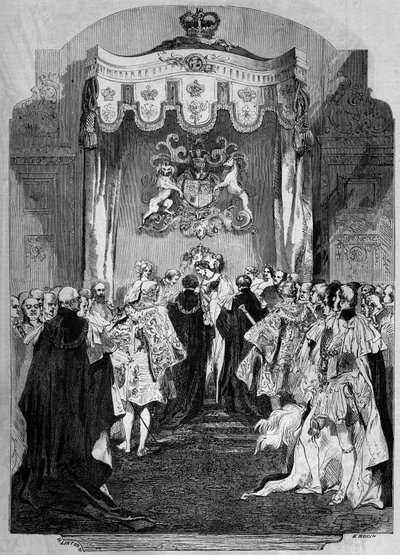 Ceremony of the Order of the Garter, Castle of Windsor (England) by French School