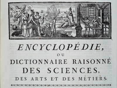 Chapter Head of the Encyclopedia of Diderot and Alembert by French School