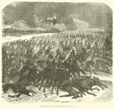 Charge of Cuirassiers at Eylau by French School