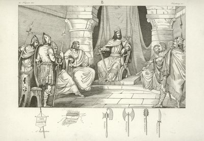 Charibert I, Frankish King of Paris by French School