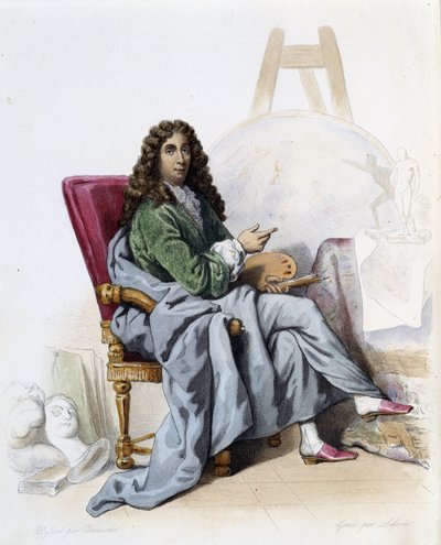 Charles Lebrun (Le Brun) (1619-1690) French painter and decorator- in 