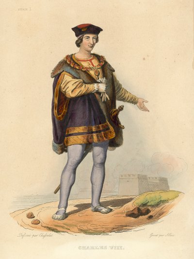 Charles VIII by French School