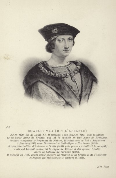 Charles VIII by French School