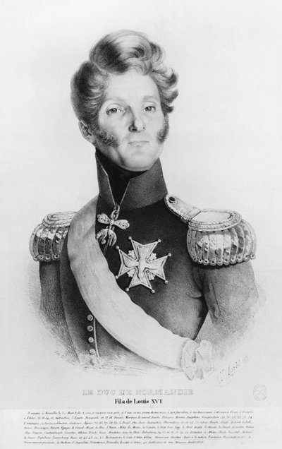 Charles de Bourbon, Duke of Normandy, or Baron Richemont, pretender to the throne of France as King Louis XVII, c.1831-35 by French School
