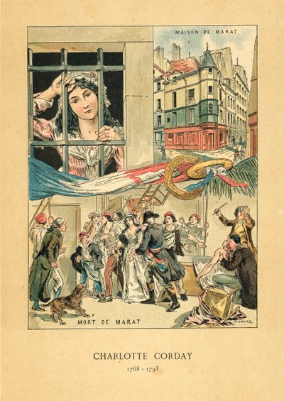 Charlotte Corday by French School