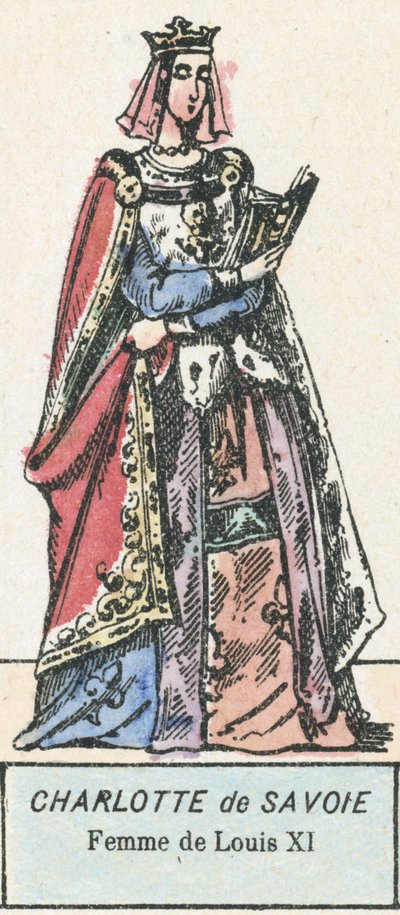 Charlotte of Savoy, Wife of Louis XI by French School