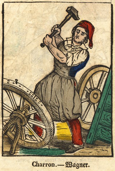 Charron (who manufactures carts); Series on trades by French School