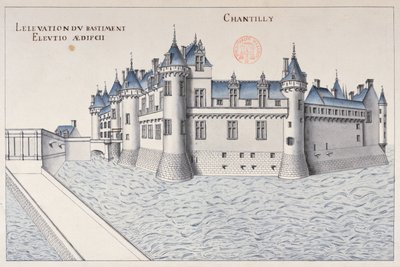 Chateau de Chantilly by French School