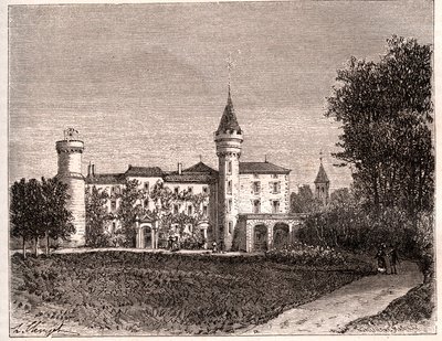 Chateau de Lamartine - 71520 Saint Point by French School