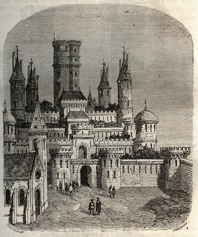 Chateau de Montlhery by French School