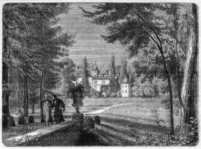 Chateau de Savigny-sur-Orge residence of Louis Nicolas Davout (1770-1823) Marshal of the Empire - in 