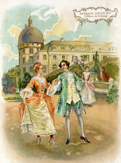 Chateau de Valençay at the Time of Louis XV by French School