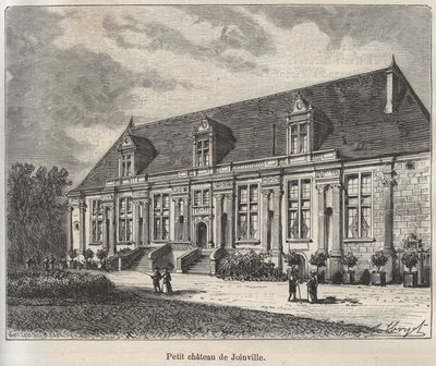 Chateau du Grand Jardin, Joinville - Haute-Marne - engraving in “La France illustree: geography, history, statistical administration” by V.A. Malt-Brown. 1884 by French School