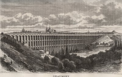 Chaumont - Haute-Marne - engraving in 