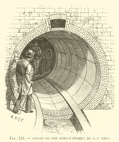Atmospheric Railway of New York by French School