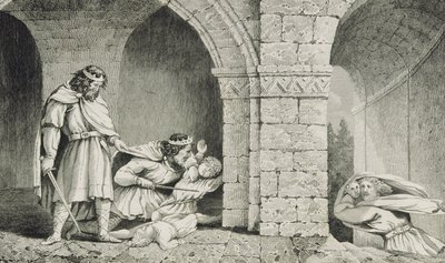 Childebert I (c.498-588) at the Murder of His Brothers