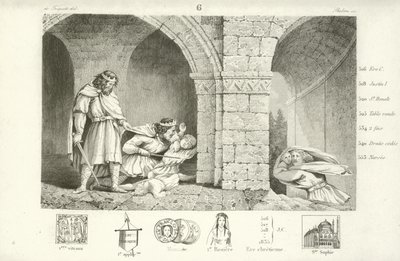 Childebert I, Frankish King of Paris by French School