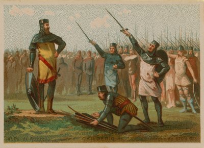Childeric II, King of France (c. 653-675) by French School