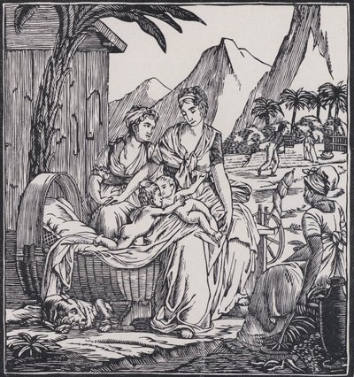 Childhood of Paul and Virginie (Scene from Jacques-Henri Bernardin de Saint-Pierre
