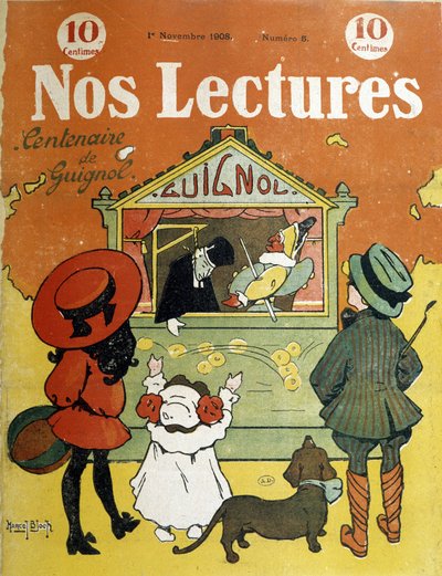 Children in front of a guignol - in 