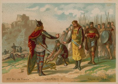 Chilperic II, King of France (c. 672-721) by French School