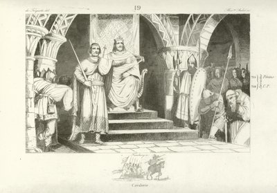 Chilperic II, King of the Franks by French School