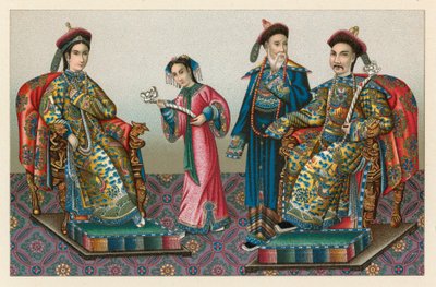 China Costume by French School