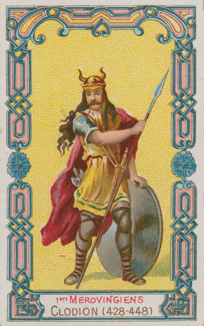 Chlodio, King of France by French School