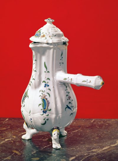 Chocolate pot, made by Levasque and Saladin, St. Omer by French School