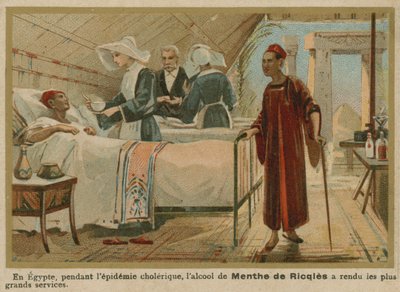 Cholera Epidemic in Egypt by French School