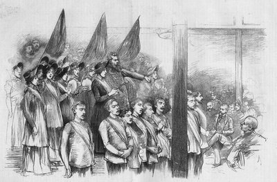 Chorale during a consecration of neophytes of the Salvation Army in Paris by French School