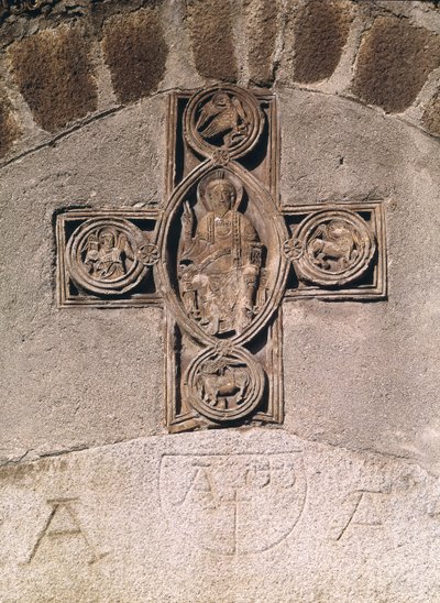 Christ in Majesty with Symbols of the Evangelists by French School