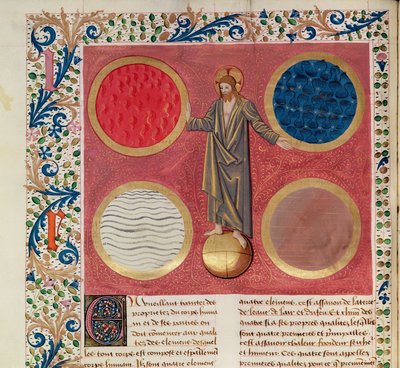 Christ Surrounded by the Four Elements by French School