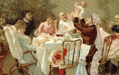 Christening party by French School