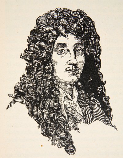 Christiaan Huygens, illustration from Histoire de la Nation Francaise, Sciences, Volumes I & II by French School